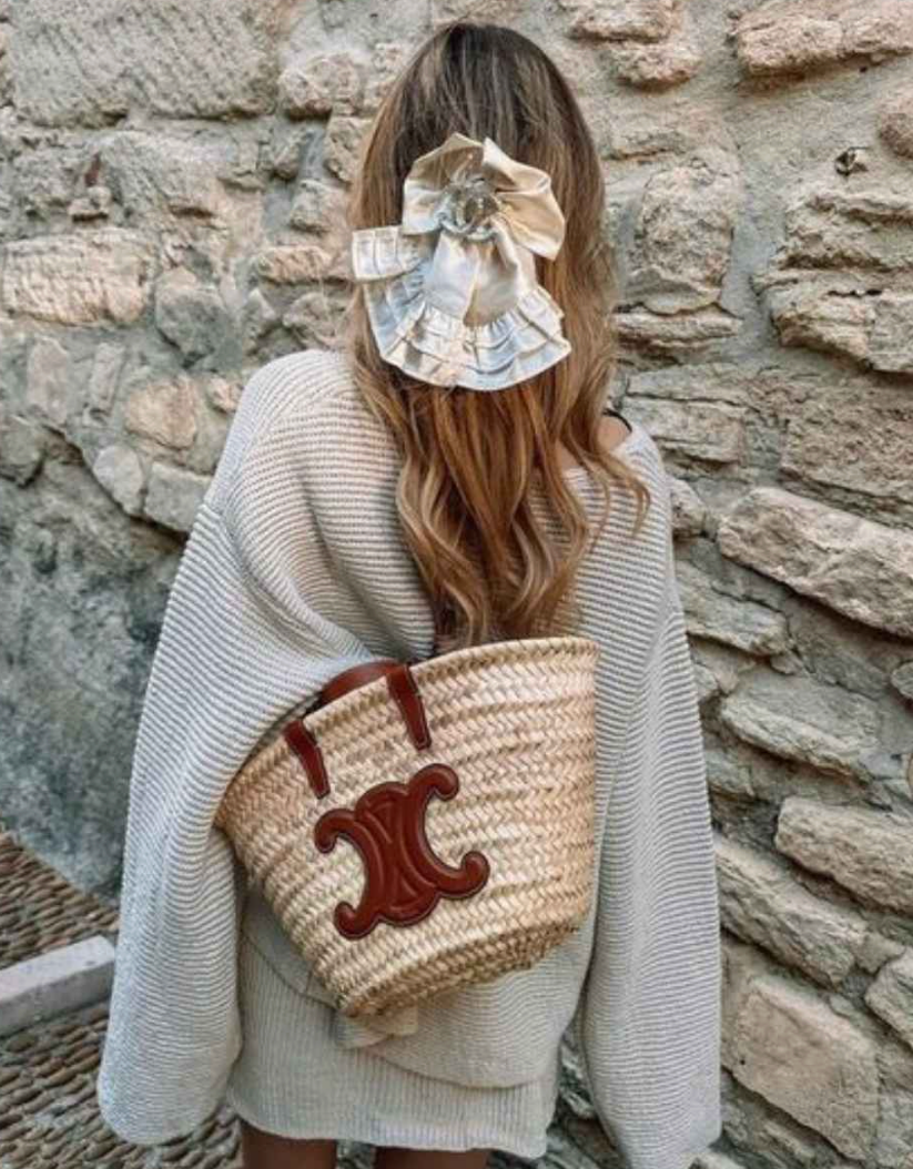 תיק קש סלין Cel