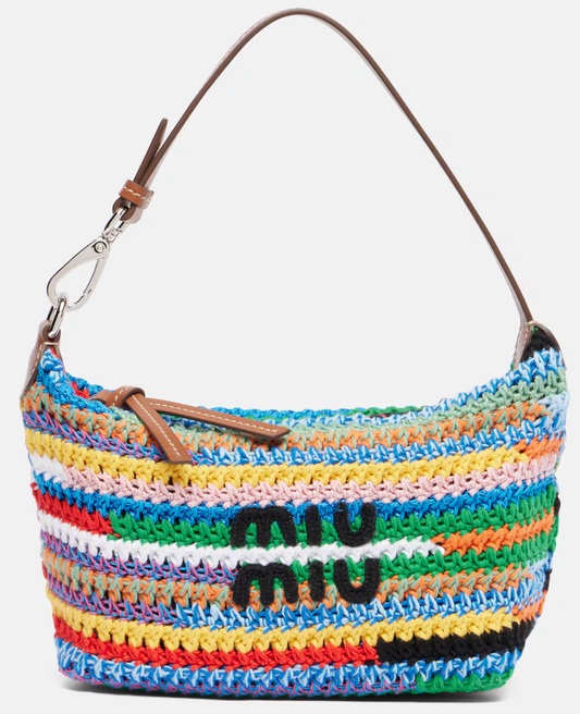 Miu Miu crochet shoulder bag