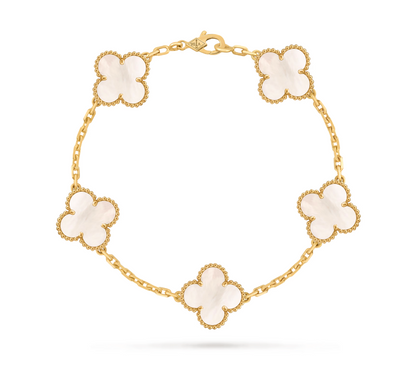 Vintage Alhambra bracelet, 5 motifs