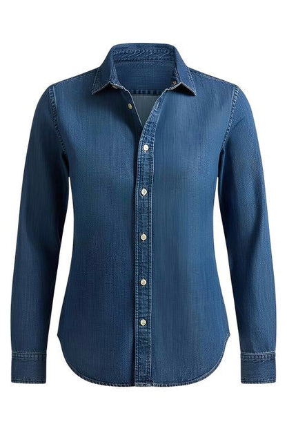 מכופתרת ג׳ינס לורן