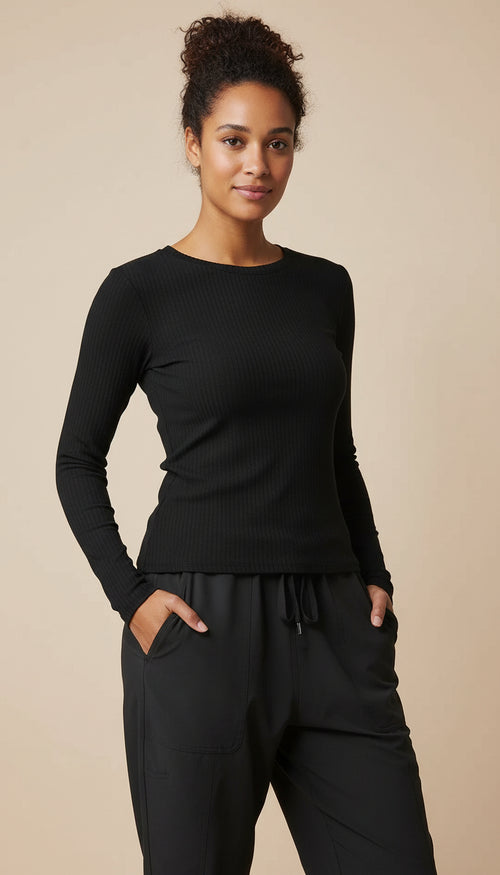 חולצת יוגה Sea Coast עם שרוול ארוך